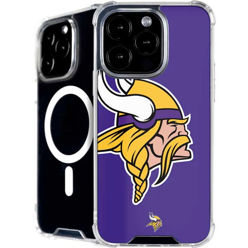 NFL Minnesota Vikings Retro Logo iPhone 16 Pro MagSafe Case